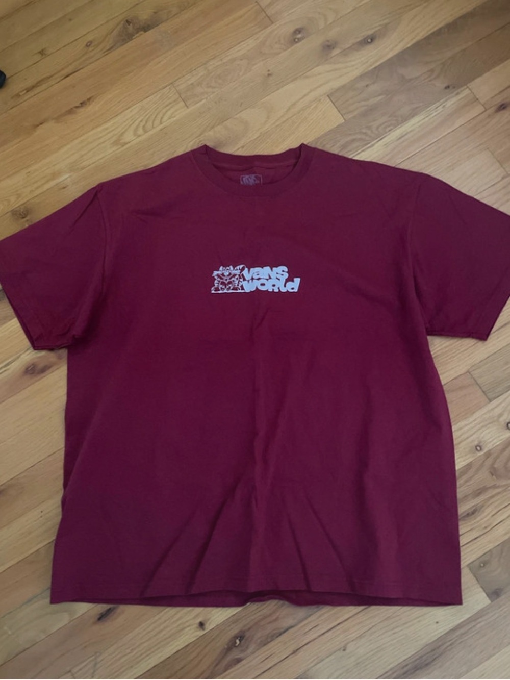 Mens Vans tee shirt Vans World Size XL